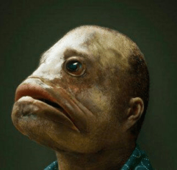 Reconstrucción dun habitante de Compostela dentro de 10.000 anos.