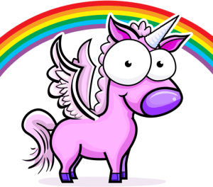unicornio rosa