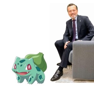 Agus e o seu novo Bulbasaur