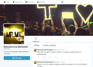 [Pincha para ampliar] Estado actual da conta de Twitter de Filipe Díez.