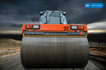 Imaxe de campaña do PP nas pasadas municipais "Quen che asfalta os camiños?"