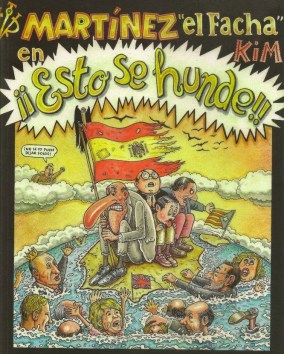 Martínez "el Facha" na portada dun dos seus libros.