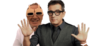 Arguiñano e Buenafuente tras recibir a noticia.