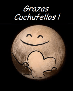 Plutón agradecendo aos Cuchufellos a súa confianza.