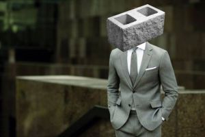 cara de cemento dura