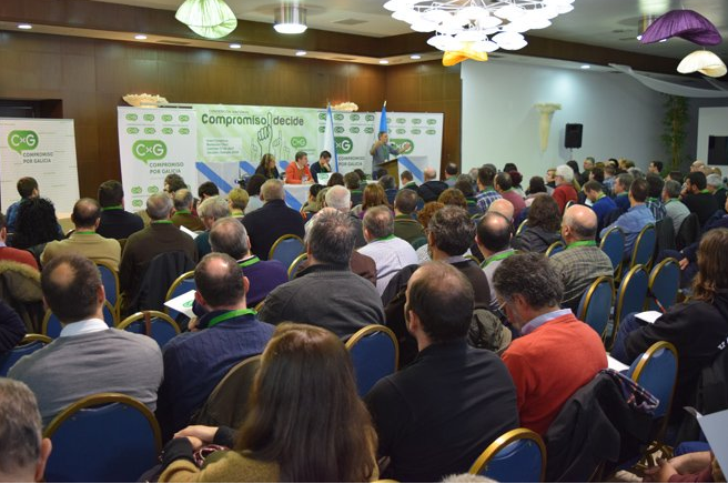 Bascuas arengando a las masas.