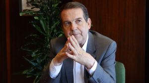 Caballero durante a presentación do seu quinto libro.