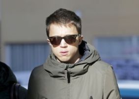 Errejón momentos despois de pasar o recoñecemento médico en Ferraz.